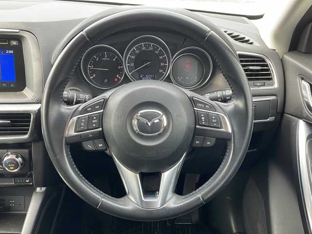 マツダ ＣＸ－５ XD Lパッケージ 秋田県 2016(平28)年 8.3万km ソニックシルバーM 登録時走行距離82809km/４WD/純正HDDナビ/CD/DVD/Bluetooth/バックカメラ/フルセグTV/ETC/クルーズコントロール/横滑り防止装置/レーンキープアシスト/衝突被害軽減システム/運助パワーシート/運助シートヒーター/後方コーナーセンサー/純正AW/格納ウィンカーミラー/LEDヘッドライト/フォグランプ/スマートキー/スペアキー