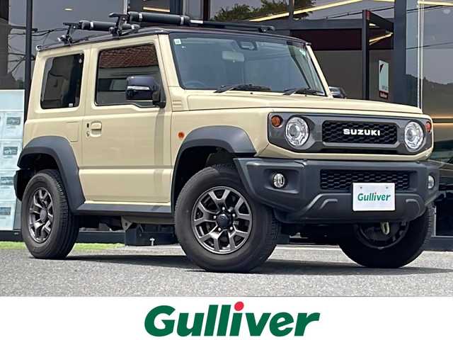 スズキ ジムニー シエラ JC 大阪府 2019(令1)年 2万km シフォンアイボリーメタリックブラック2トーンルーフ ４ＷＤ　/ルーフキャリア　/前席シートヒーター　/ナビ　/Bluetooth　/ワンセグＴＶ　/クルーズコントロール　/ダウンヒルアシストコントロール　/衝突軽減システム　/ヒーテッドドアミラー　/ヘッドライトウォッシャー/オートライト/オートエアコン/電格ミラー/純正アルミホイール/純正フロアマット/ETC/スマートキー/プッシュスタート