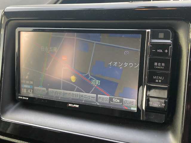 トヨタ エスクァイア Gi 三重県 2015(平27)年 12.6万km ブラック (株)IDOMが運営する【じしゃロン四日市店】の自社ローン専用車両になります。こちらは現金またはオートローンご利用時の価格です。自社ローンご希望の方は別途その旨お申付け下さい/社外メモリナビ/フルセグTV/（AM/FM/BT/USB/SD/CD/DVD）/バックカメラ/ETC/両側パワースライドドア/クルーズコントロール/ドライブレコーダー/前席シートヒーター/オートハイビーム/フリップダウンモニター/ステアリングスイッチ/電動格納ウィンカーミラー/DUALエアコン/後席あオートエアコン/ロールサンシェード/ウッドコンビステアリング/マニュアルモード付/エンジンスタートプッシュボタン