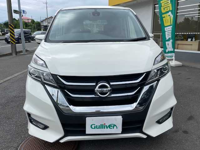 日産 セレナ ハイウェイスター 神奈川県 2016(平28)年 6.7万km ブリリアントホワイトパール 純正メモリナビ/MM516D-L/バックカメラ/ステアリングスイッチ/片側パワースライドドア/ALPINEフリップダウンモニター/ドライブレコーダー前後タイプ/スペアキー/ドアバイザー/プッシュスタート/ETC