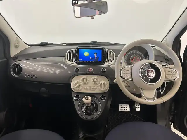 フィアット ５００ 1．2 カルト 岡山県 2021(令3)年 3.7万km グレー 社外ナビ/Rカメラ/ETC/ドラレコ/フルセグTV/ホイールカバー/アルミペダル/ステアリングリモコン/USBソケット/ドアバイザー