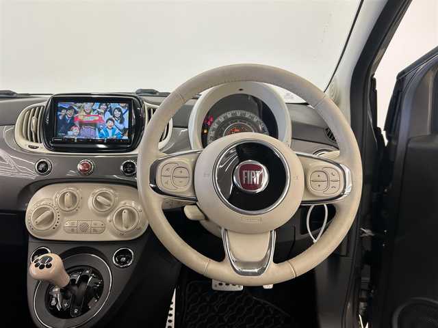 フィアット ５００ 1．2 カルト 岡山県 2021(令3)年 3.7万km グレー 社外ナビ/Rカメラ/ETC/ドラレコ/フルセグTV/ホイールカバー/アルミペダル/ステアリングリモコン/USBソケット/ドアバイザー