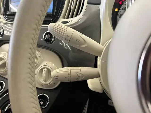 フィアット ５００ 1．2 カルト 岡山県 2021(令3)年 3.7万km グレー 社外ナビ/Rカメラ/ETC/ドラレコ/フルセグTV/ホイールカバー/アルミペダル/ステアリングリモコン/USBソケット/ドアバイザー