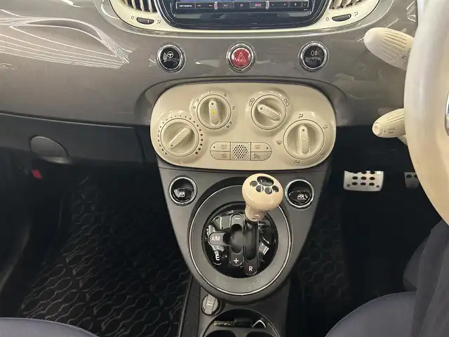 フィアット ５００ 1．2 カルト 岡山県 2021(令3)年 3.7万km グレー 社外ナビ/Rカメラ/ETC/ドラレコ/フルセグTV/ホイールカバー/アルミペダル/ステアリングリモコン/USBソケット/ドアバイザー