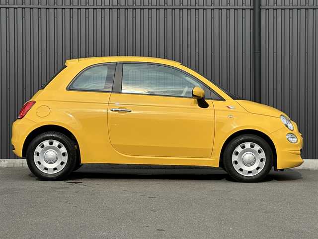 フィアット ５００ ミモザ 福島県 2020(令2)年 1.5万km ジアッロ・ジネストラ 300台限定車/純正ディスプレイオーディオ(BT/USB)/AppleCarePlay/ハーフレザー/スタッドレス着用(14inch)/ドライブレコーダー(前方)/ETC/ステアリングスイッチ/純正フロアマット/フロントフォグランプ