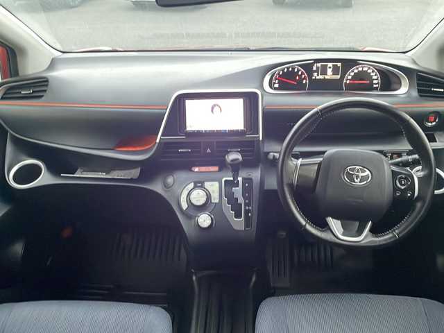 トヨタ シエンタ G 茨城県 2015(平27)年 5.6万km レッドマイカM 社外ナビ/　　【BT/CD/DVD/フルセグ】/フリップダウンモニター/HDMI/前後ドライブレコーダー/両側パワースライドドア/アイドリングストップ/LEDオートライト/純正16インチアルミホイール/ビルトインETC/スマートキー