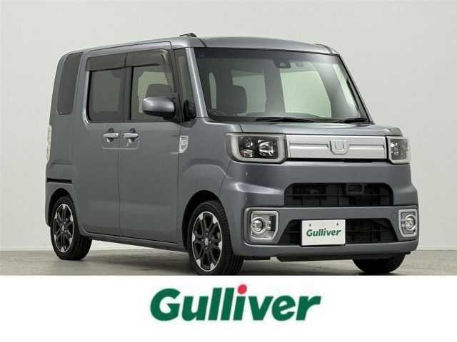 ダイハツ ウェイク G ターボ　レジャーエディション SA Ⅱ 大阪府 2017(平29)年 6.6万km タングステングレーM 純正ナビ/・フルセグTV/・Bluetooth/・CD/DVD/・USB接続/両側パワースライドドア/スマートアシスト3/誤発進抑制制御機能/車線逸脱防止機能/衝突軽減システム/前後コーナーセンサー/バックカメラ/スマートキー/スペアキー