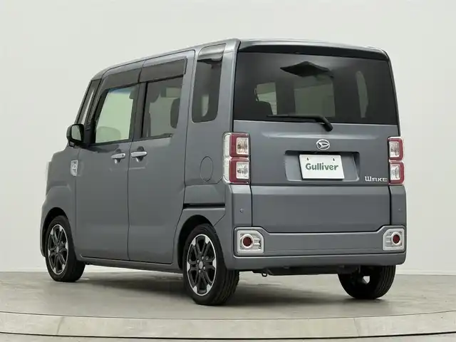 ダイハツ ウェイク G ターボ　レジャーエディション SA Ⅱ 大阪府 2017(平29)年 6.6万km タングステングレーM 純正ナビ/・フルセグTV/・Bluetooth/・CD/DVD/・USB接続/両側パワースライドドア/スマートアシスト3/誤発進抑制制御機能/車線逸脱防止機能/衝突軽減システム/前後コーナーセンサー/バックカメラ/スマートキー/スペアキー
