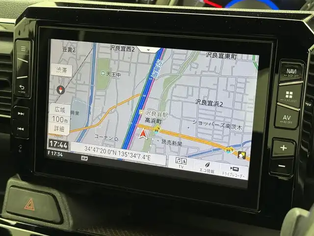 ダイハツ ウェイク G ターボ　レジャーエディション SA Ⅱ 大阪府 2017(平29)年 6.6万km タングステングレーM 純正ナビ/・フルセグTV/・Bluetooth/・CD/DVD/・USB接続/両側パワースライドドア/スマートアシスト3/誤発進抑制制御機能/車線逸脱防止機能/衝突軽減システム/前後コーナーセンサー/バックカメラ/スマートキー/スペアキー