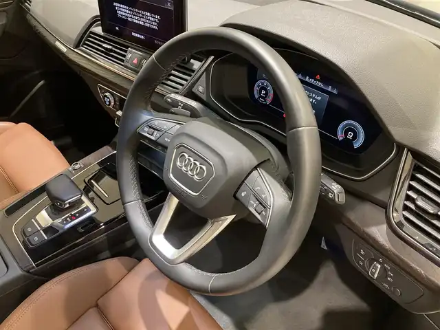 アウディ Ｑ５ 40TDIクワトロ アドバンスド 熊本県 2023(令5)年 1.6万km 青Ｍ 純正メモリナビ（BT/AppleCarPlay）/360°カメラ/バーチャルコックピット/コーナーセンサー/パワーバックドア/パワーシート/シートヒーター/純正20インチアルミホイール/LEDヘッドライト/ACC