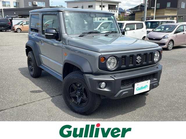 スズキ ジムニー シエラ JC 秋田県 2023(令5)年 4.2万km ミディアムグレー 5Fミッション車/4WD/ETC/Panasonic製9インチナビ　型式　CN-F1DVD/（Bluetooth/フルセグTV/DVD/CD/SD）/バックカメラ/クルーズコントロール/シートヒーター/15インチ純正アルミホイール/プッシュスタートボタン/スマートキー/オートエアコン/アイドリングストップ/車線逸脱警報/衝突被害軽減システム