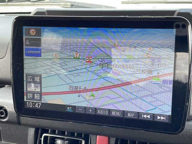 スズキ ジムニー シエラ JC 秋田県 2023(令5)年 4.2万km ミディアムグレー 5Fミッション車/4WD/ETC/Panasonic製9インチナビ　型式　CN-F1DVD/（Bluetooth/フルセグTV/DVD/CD/SD）/バックカメラ/クルーズコントロール/シートヒーター/15インチ純正アルミホイール/プッシュスタートボタン/スマートキー/オートエアコン/アイドリングストップ/車線逸脱警報/衝突被害軽減システム