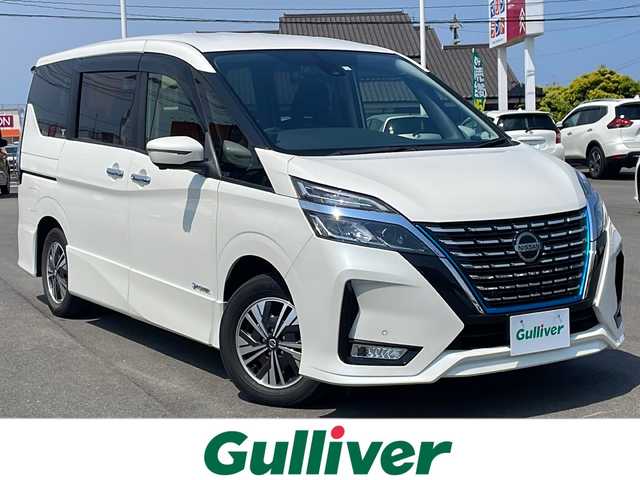 日産 セレナ e－パワー ハイウェイスター V 山口県 2020(令2)年 3.9万km ブリリアントホワイトパール 純正１０型ナビ/両側パワスラ/全方位カメラ/ドラレコ（前後）/レザーハンドル/フルセグTV/コーナーセンサー/クルーズコントロール/ブラインドスポットモニター/エマージェンシーブレーキ/横滑り防止装置