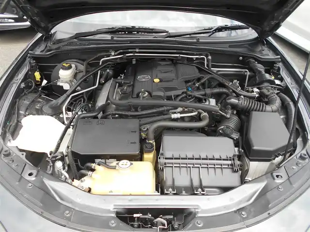 マツダ ロードスター RS 福岡県 2014(平26)年 3.8万km メテオグレーマイカ ロードスター・RS・6F/車検R8年5月16日/登録時走行距離（38063km）/AutoExe(ストリートスポーツサス.キット)/R6年11月16日取付ディーラー記録簿有り/社外SDナビ・フルセグTV（AVN-7500S)/DVDビデオ再生可・bluetooth/社外バックカメラ/スマートキー/HIDヘッドライト/ステアリングスイッチ/純正アルミホイール16
