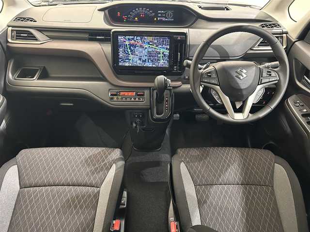 スズキ ソリオ バンディット HV SV 愛媛県 2024(令6)年 0.1万km スーパーブラックパール デュアルカメラブレーキサポート/アダプティブクルーズ/社外10インチナビ/ワンセグTV/Bluetooth/USB/両側パワースライドドア /ヘッドアップディスプレイ/前席シートヒーター/純正15インチアルミホイール