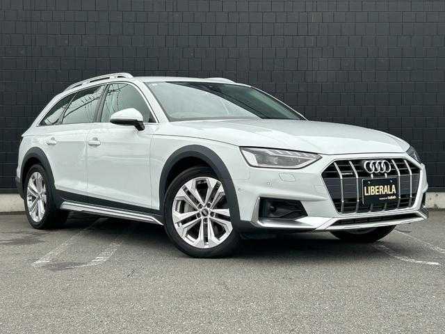 アウディ Ａ４ オールロードクワトロ 埼玉県 2021(令3)年 4.1万km 白 ラグジュアリーＰ/黒革/純正HDDナビ/(Bluetooth/USB/CD/DVD)/マトリクスＬＥＤヘッドライトＰ/全周囲カメラ/パークアシスト/ワイヤレスチャージ/オートテールゲート/ＥＴＣ