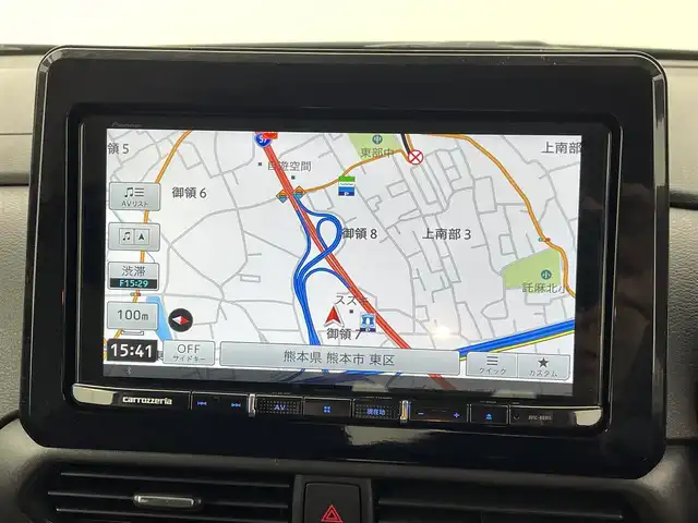 日産 ルークス HWS X プロパイロットED 熊本県 2024(令6)年 0.8万km ブラック 社外８インチナビAVIC-RQ911（ＣＤ・ＤＶＤ・フルセグ・ＢＴ・ＳＤ）/アラウンドビューモニター/社外前後ドライブレコーダー　/ＥＴＣ　/両側パワースライドドア　/レーダークルーズコントロール　/プロパイロット　/エマージェンシーブレーキ/車線逸脱警報/車線逸脱防止支援システム/先行車発進お知らせ機能/標識認識機能/ふらつき警報機能/前後クリアランスソナー/アイドリングストップ/横滑り防止/電動パーキング/ブレーキホールド/純正フロアマット/純正１４インチAW/オートライト/オートマチックハイビーム/LEDヘッドライト/フォグランプ/スマートキー/プッシュスタート/スペアキー1本/保証書/取扱説明書