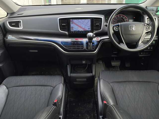 ホンダ オデッセイ アブソルート EX 青森県 2014(平26)年 10.2万km プレミアムヴィーナスブラックP 4WD/純正8ナビインチナビ・フルセグTV/CD・DVD・Bluetooth・SD/バックカメラ/両側パワースライドドア/合皮コンビシート/運転席パワーシート/あんしんパッケージ/衝突軽減ブレーキ/クルーズコントロール/ブラインドスポットインフォメーション/ビルトインETC/前方ドライブレコーダー/LEDヘッドライト/フォグランプ/BLITZ車高調/純正17インチアルミ