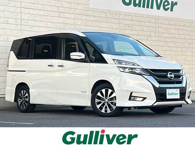 日産 セレナ ハイウェイスターVセレクションⅡ 茨城県 2019(令1)年 6.5万km ブリリアントホワイトパール ワンオーナー/純正9インチメモリナビ【MM318D-L】/(地デジTV・CD・DVD・BT・ラジオ再生)/後席用フリップダウンモニター/アラウンドビューモニター/両側パワースライドドア/プロパイロットシステム/衝突軽減ブレーキ/レーンキープアシスト/コーナーセンサー/前後ドライブレコーダー/ETC/オートライト/LEDヘッドライト/純正16inアルミホイール/純正フロアマット/スマートキー/スペアキー/取扱説明書/保証書