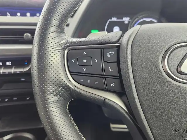 レクサス ＵＸ 250h Fスポーツ 愛知県 2019(令1)年 4.8万km ヒートブルーコントラストレイヤリング 純正ナビ/バックカメラ/レザーシート/プリクラッシュセーフティ/レーダークルーズコントロール/純正18インチアルミホイール/フルセグTV/ドライブレコーダー/シートヒーター/スマートキー/プッシュスタート/電動格納ミラー/ETC/Bluetooth/CS/DVD/LEDヘッドライト