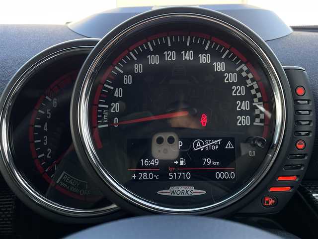 ＭＩＮＩ ミニ クラブマン ジョンクーパーワークス 東京都 2017(平29)年 5.2万km 黒 コンフォートアクセス/純正ナビ/BT/AUX/USB/バックモニター/社外CDプレイヤー/ミラー型ETC/ヘッドアップディスプレイ/クルーズコントロール/アイドリングストップ/純正19AW/スマートキー