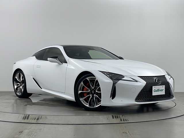 レクサス ＬＣ 500 Lパッケージ 埼玉県 2023(令5)年 0.5万km ホワイトノーヴァガラスフレーク 純正１２．３インチナビ　/バックカメラ　/パノラミックルーフ　/メモリーシート　/シートヒーター　/エアシート　/純正ＥＴＣビルトイン２．０　/プリクラッシュセーフティシステム　/フルセグＴＶ　/ＢＳＭ　/ＨＵＤ/レーダークルーズコントロール/純正フロアマット