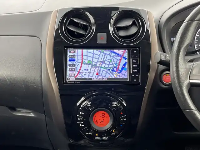 日産 ノート e－パワー メダリスト 新潟県 2016(平28)年 3.1万km ダークメタルグレー 社外SDナビ/　　フルセグ/CD/DVD/BT/アラウンドビューモニター/ハーフレザー/LEDオートライト/デジタルインナーミラー/レーンキープ/スマートキー/ETC