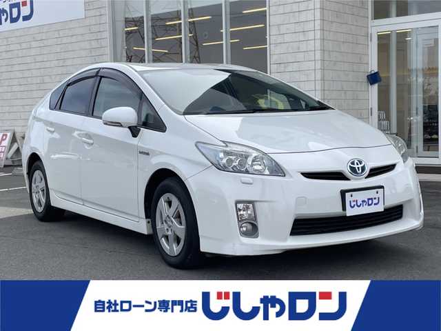 トヨタ プリウス S　LEDエディション 岩手県 2011(平23)年 10.9万km ホワイトパールクリスタルシャイン 純正メモリナビ/AM/FM/CD/DVD/SD/AUX/BT/フルセグTV/バックカメラ/ETC/プッシュスタート/スマートキー/ドアバイザー/フロアマット/ステアリングスイッチ/純正15インチホイール/カーテンエアバッグ