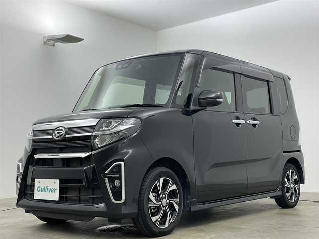 ダイハツ タント カスタム X 岡山県 2020(令2)年 5.1万km ブラックマイカメタリック メモリナビゲーション		/【フルセグ/Bluetooth/DVD/MSV】		/バックカメラ		/純正14inアルミホイール+サマータイヤ：装着	/ビルトインETC		/LEDヘッドライト（AUTO機能付き）			/横滑り防止機能		/衝突軽減システム				/社外ドライブレコーダー		/ステアリングリモコン				/スマートキー		/ステアリングスイッチ		/プッシュスタート		/コーナーセンサー				/フロアマット