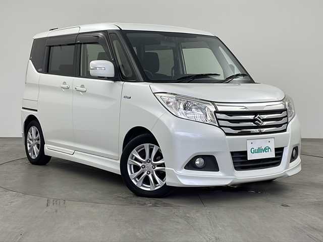 スズキ ソリオ HV MZ Dカメラ ブレーキS 兵庫県 2016(平28)年 4.4万km ピュアホワイトP ・純正ナビ＆TV＆CD＆DVD＆BT/・全方位カメラ/・両側パワースライドドア/・デュアルカメラブレーキサポート/・車線逸脱警報機能/・誤発進抑制機能/・ETC/・クルーズコントロール/・スマートキー/・プッシュスタート/・フロアマット/・HIDヘッドライト/・フォグ/・オートライト/・横滑り防止装置/・アイドリングストップ