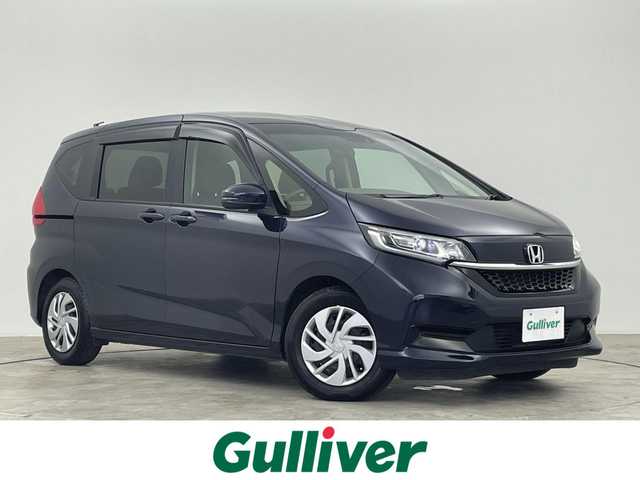 ホンダ フリード G ホンダセンシング 群馬県 2020(令2)年 3.4万km ミッドナイトブルービームM フリップダウンモニター　社外8インチナビ　バックカメラ　レーダークルーズコントロール　両側パワースライドドア　LEDライト　AHB　シートヒーター　ステアリングリモコン　ETC　スマートキー　禁煙車