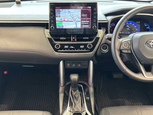 トヨタ カローラ クロス Z 埼玉県 2023(令5)年 1.7万km ブラック トヨタセーフティセンス/純正メモリナビ/　　BT/USB/MiraCast/全方位カメラ/レーダークルーズコントロール/パワーバックドア/LEDオートライト/フォグライト/ハーフレザーシート/シートヒーター/パワーシート/ステアリングスイッチ/前後ドライブレコーダー/ビルトインETCHDDナビ
