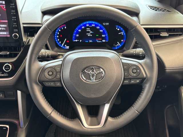 トヨタ カローラ クロス Z 埼玉県 2023(令5)年 1.7万km ブラック トヨタセーフティセンス/純正メモリナビ/　　BT/USB/MiraCast/全方位カメラ/レーダークルーズコントロール/パワーバックドア/LEDオートライト/フォグライト/ハーフレザーシート/シートヒーター/パワーシート/ステアリングスイッチ/前後ドライブレコーダー/ビルトインETCHDDナビ