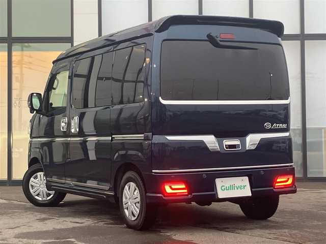 ダイハツ アトレー バン RS 道南・函館 2022(令4)年 0.9万km レーザーブルークリスタルシャイン ・社外ナビ(AVIC-CW912)/・フルセグＴＶ/・両側パワースライドドア/・衝突被害軽減ブレーキ/・レーダークルーズコントロール/・革調シートカバー/・前後コーナーセンサー/・前後ドライブレコーダー/・オートマチックハイビーム/・横滑り防止装置/・ＥＴＣ/・新車時保証書/・取扱説明書/・スマートキー×２
