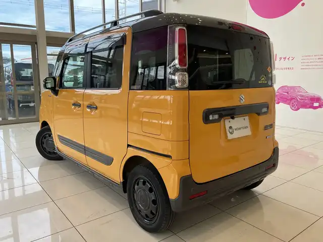 スズキ スペーシア ギア HYBRID XZターボ 埼玉県 2019(平31)年 2.5万km アクティブイエロー/ガンメタリック2トーン デュアルセンサーブレーキサポート　/メモリナビ/　　CD/DVD/BT/フルセグ　/バックカメラ　/両側パワースライドドア　/クルーズコントロール　 /LEDオートライト　/シートヒーター　/純正14インチアルミホイール　/ステアリングスイッチ/パドルシフト　/ETC