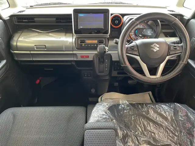 スズキ スペーシア ギア HYBRID XZターボ 埼玉県 2019(平31)年 2.5万km アクティブイエロー/ガンメタリック2トーン デュアルセンサーブレーキサポート　/メモリナビ/　　CD/DVD/BT/フルセグ　/バックカメラ　/両側パワースライドドア　/クルーズコントロール　 /LEDオートライト　/シートヒーター　/純正14インチアルミホイール　/ステアリングスイッチ/パドルシフト　/ETC