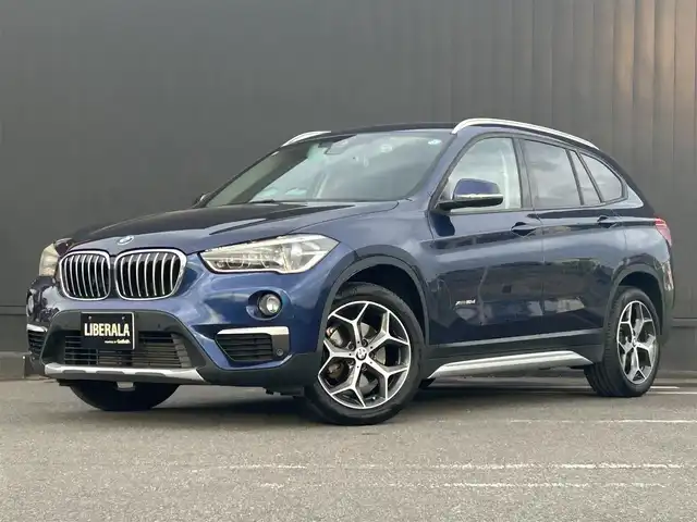 ＢＭＷ Ｘ１ xDrive 18d xライン 茨城県 2017(平29)年 5.9万km メディテラニアンブルー Rガラスフィルム加工/Fドラレコ/アンビエントライト/HUD/コンフォートアクセス/PDC/レーンディパーチャーワーニング/iDriveナビ/Bカメラ/社外フルセグTV/18インチアルミホイール/ブラックレザーシート/前席Pシート/前席シートヒーター/ルームミラー一体ETC