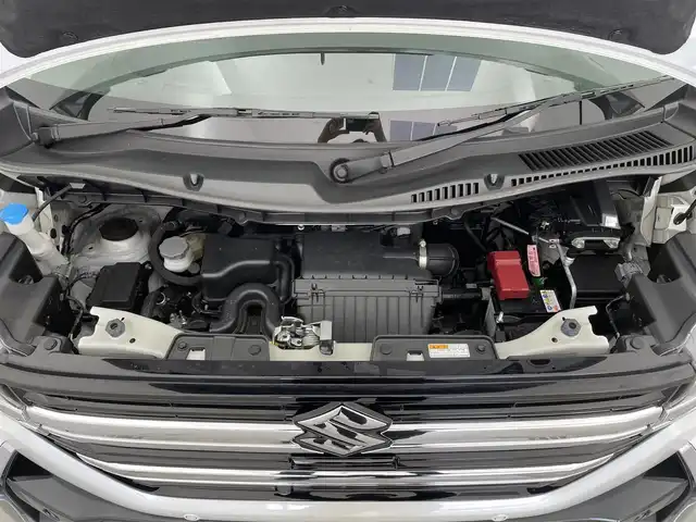 スズキ スペーシア カスタム HYBRID XS 宮城県 2023(令5)年 1.1万km ピュアホワイトP 純正9型ナビ/全方位モニター/両側パワースライドドア/純正15インチアルミホイール/ヘッドアップディスプレイ/ハーフレザーシート/・DN席シートヒーター/LEDヘッドライト/・フォグランプ/クルーズコントロール/・追従走行付き/LDP/ACC/DSBS