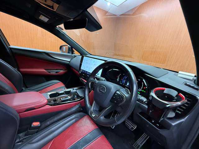 レクサス ＮＸ 350h Fスポーツ 千葉県 2023(令5)年 2.6万km 黒 コンビレザーシート　/３６０°カメラ　/ベンチレーション　/シートヒーター　/パワーシート　/レーダークルーズコントロール　/電動リアゲート　/ＨＵＤ　/レーンアシスト　/ブラインドスポット　/ＥＴＣ