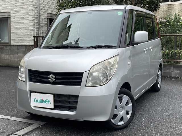 スズキ パレット X 埼玉県 2011(平23)年 4.5万km シルキーシルバーメタリック 登録時45089km/社外メモリナビ/ワンセグ/CD/社外ドライブレコーダー/ETC/片側パワースライドドア/電動格納ミラー/純正フロアマット/ヘッドライトレベライザー/プッシュスタート/ドアバイザー/スマートキー×2/取説