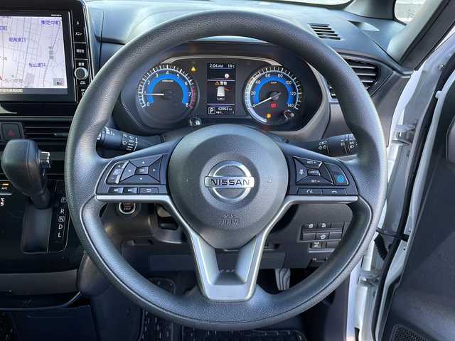 日産 ルークス HWS X プロパイロットED 山口県 2020(令2)年 4.3万km ホワイトパール 純正9インチSDナビ【MM319D-L】/・フルセグテレビ/・Bluetooth/・CD/DVD/USB/iPod/アラウンドビューモニター/インテリジェント ルームミラー/ドライブレコーダー/ETC/アダプティブLEDヘッドライトシステム/LEDフォグランプ/インテリジェント オートライトシステム/サイドターンランプ付電動格納式リモコンカラードドアミラー/電動パーキングブレーキ/オートブレーキホールド/純正フロアマット/純正アルミホイール/スマートキー・スペアキー有/プッシュアップスタート/インテリジェント エマージェンシーブレーキ/プロパイロット/車線逸脱防止支援システム/ふらつき警報/フロント/バックソナー/盗難防止装置/取り扱い説明書