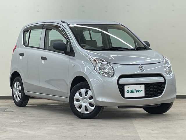 スズキ アルト F 道央・札幌 2012(平24)年 2.6万km シルキーシルバーメタリック 4WD/5速MT/純正オーディオ/(AM/FM/CD)/純正フロアマット/ヘッドライトレベライザー/ドアバイザー/取扱説明書/保証書