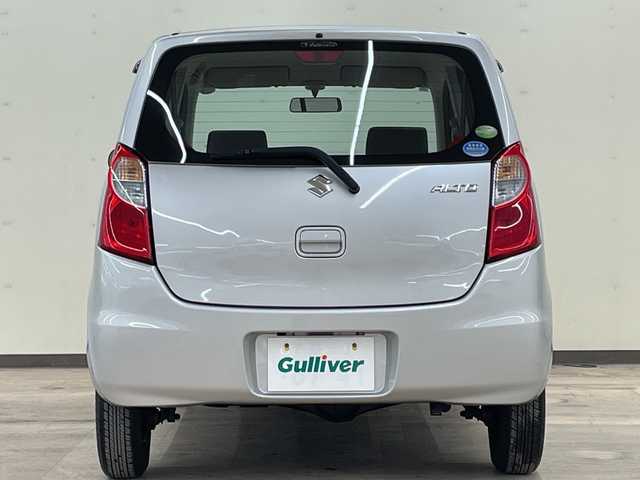 スズキ アルト F 道央・札幌 2012(平24)年 2.6万km シルキーシルバーメタリック 4WD/5速MT/純正オーディオ/(AM/FM/CD)/純正フロアマット/ヘッドライトレベライザー/ドアバイザー/取扱説明書/保証書