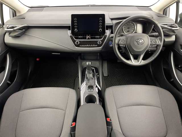 トヨタ カローラツーリング ハイブリッド S 新潟県 2019(令1)年 9.7万km セレスタイトグレーメタリック 純正メモリナビ/　Bluetooth/USB/トヨタセーフティセンス/・プリクラッシュセーフティ/・レーントレーシングアシスト/・レーンディパーチャーアラート/・レーダークルーズコントロール/・オートマチックハイビーム/・ロードサインアシスト/リアクロストラフィックアラート/パーキングサポートブレーキ/ブラインドスポットモニター/前後コーナーセンサー/前後ドライブレコーダー/バックモニター/ビルトインETC/LEDヘッドライト/電子パーキング/オートブレーキホールド/レザーステアリング