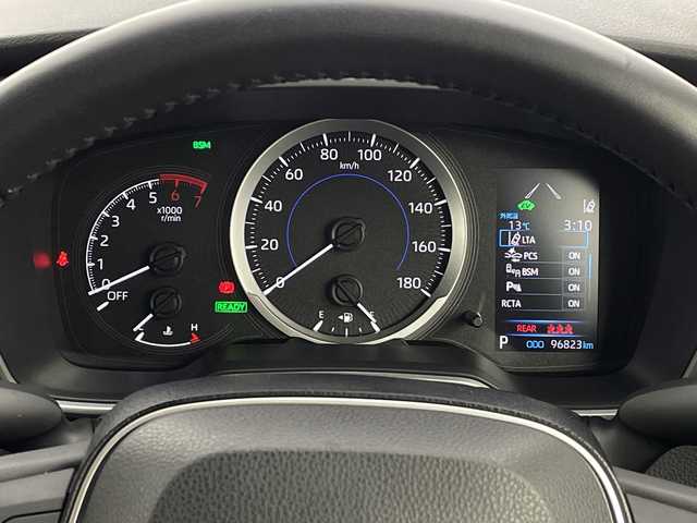 トヨタ カローラツーリング ハイブリッド S 新潟県 2019(令1)年 9.7万km セレスタイトグレーメタリック 純正メモリナビ/　Bluetooth/USB/トヨタセーフティセンス/・プリクラッシュセーフティ/・レーントレーシングアシスト/・レーンディパーチャーアラート/・レーダークルーズコントロール/・オートマチックハイビーム/・ロードサインアシスト/リアクロストラフィックアラート/パーキングサポートブレーキ/ブラインドスポットモニター/前後コーナーセンサー/前後ドライブレコーダー/バックモニター/ビルトインETC/LEDヘッドライト/電子パーキング/オートブレーキホールド/レザーステアリング