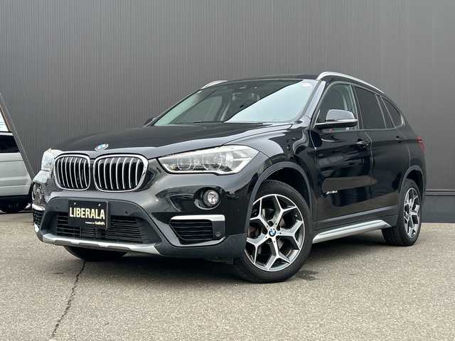 ＢＭＷ Ｘ１ xDrive 18d xライン 道東・釧路十勝 2016(平28)年 6.5万km 黒 ワンオーナー/４WD/純正HDDナビ/　CD/DVD/BT/USB/バックカメラ/ミラーETC/衝突回避ブレーキ/クルーズコントロール/リアパークディスタンスコントロール/ハーフレザーシート/パワーバックドア/LEDヘッドライト/オートライト/純正18インチAW/純正フロアマット/取扱説明書/保証書/スペアキー