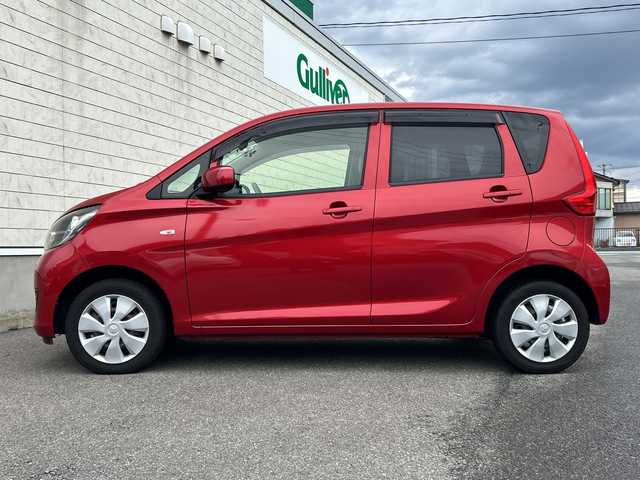 三菱 ｅＫワゴン E 山形県 2019(平31)年 6.6万km レッドソリッド 社外ナビ/・ワンセグTV/AM/FM/CD//前後ドライブレコーダー/バックカメラ/横滑り防止装置/ETC/スペアキー/ドアバイザー/取扱説明書