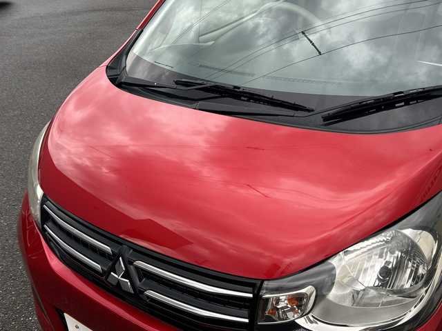 三菱 ｅＫワゴン E 山形県 2019(平31)年 6.6万km レッドソリッド 社外ナビ/・ワンセグTV/AM/FM/CD//前後ドライブレコーダー/バックカメラ/横滑り防止装置/ETC/スペアキー/ドアバイザー/取扱説明書