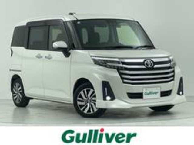 トヨタ ルーミー カスタムG 大阪府 2020(令2)年 1万km パールホワイトⅢ スマートアシスト/・衝突軽減ブレーキ/・先行車発進お知らせ/・車線逸脱防止/・標識認識機能/コーナーセンサー/純正SDナビ/・CD/・Bluetooth/・フルセグTV/バックカメラ/両側パワースライドドア/ステアリングスイッチ/アイドリングストップ/オートブレーキホールド/オートライト/LEDヘッドライト/フォグランプ/Wエアバッグ/ABS/スマートキー