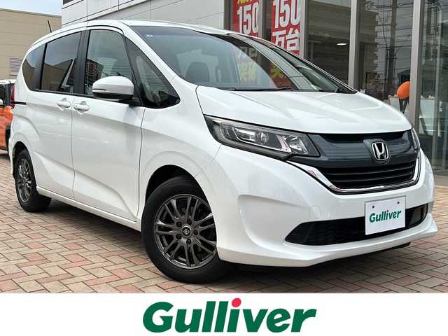 ホンダ フリード＋ G ホンダセンシング 鳥取県 2018(平30)年 8.9万km ホワイトオーキッドパール ワンオーナー/スマートキー/お休みモードレイアウト/両側パワースライド/プリクラッシュセーフティ/レーンデパーチャーアラート/アダクティブクルーズ/ドライブレコーダー/ギャザーズディスプレイオーディオ/ワンセグ・Bluetooth/バックカメラ/リアサンシェード/オートライト/LEDライト/ビルトインETC/保証書・取説